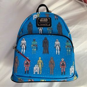 Star Wars Action Figure Loungefly Backpack